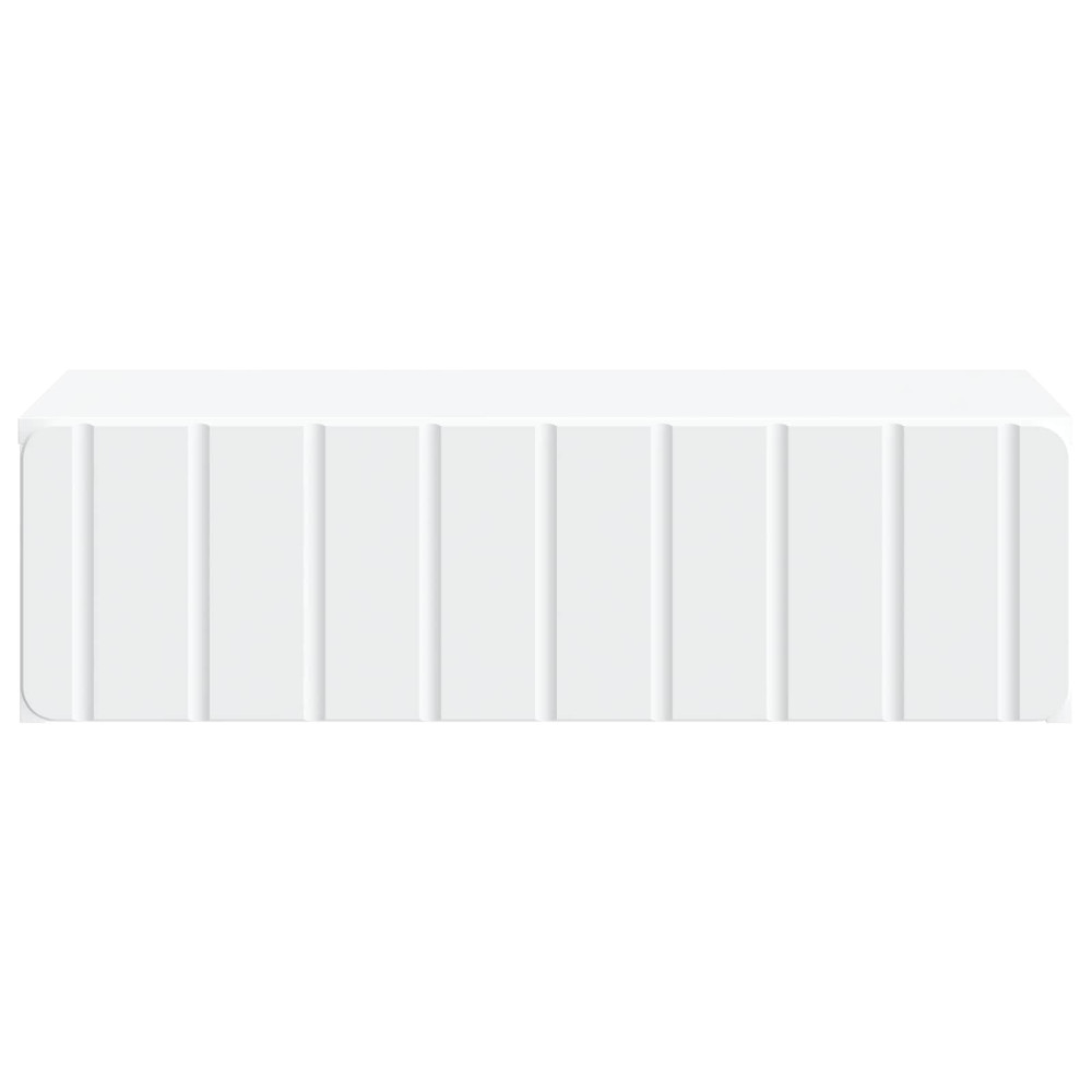 Produktbild för Väggmonterad sidobord Vit 59 x 34,5 x 17 cm Konstruerat trä