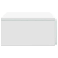 Produktbild för Väggmonterad sidobord Vit 59 x 34,5 x 17 cm Konstruerat trä
