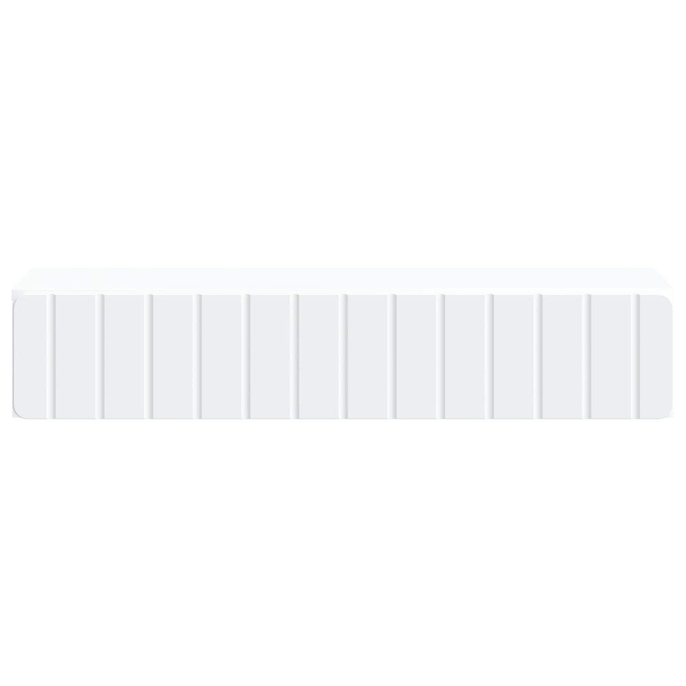 Produktbild för Väggmonterad sidobord Vit 87,5 x 34,5 x 17 cm Konstruerat trä