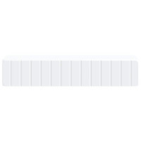Produktbild för Väggmonterad sidobord Vit 87,5 x 34,5 x 17 cm Konstruerat trä