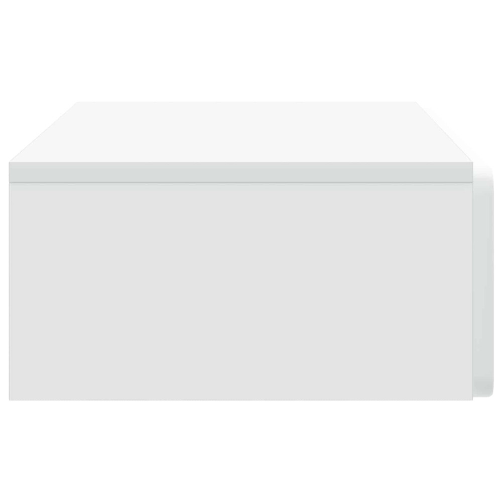 Produktbild för Väggmonterad sidobord Vit 87,5 x 34,5 x 17 cm Konstruerat trä