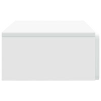 Produktbild för Väggmonterad sidobord Vit 87,5 x 34,5 x 17 cm Konstruerat trä