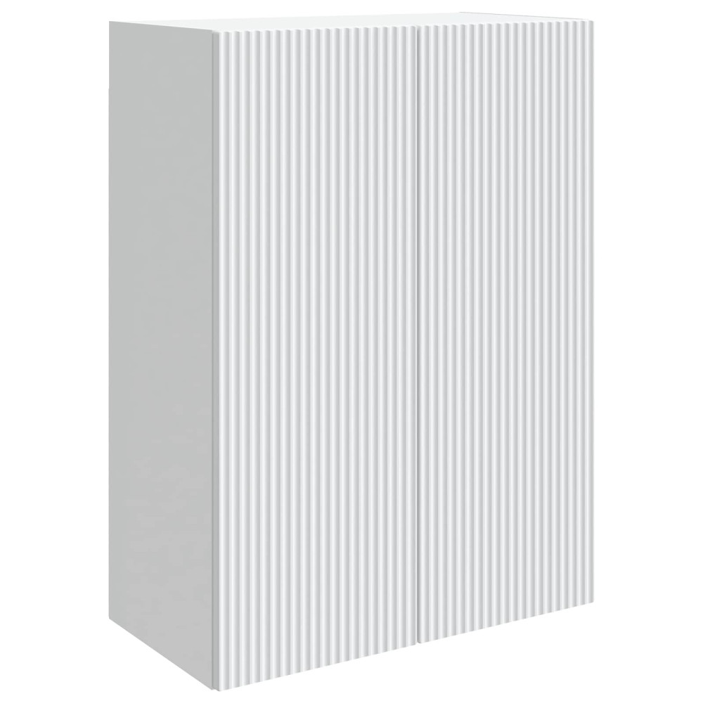 Produktbild för Väggmonterat skåp Vit 66 x 34,5 x 90 cm Konstruerat trä