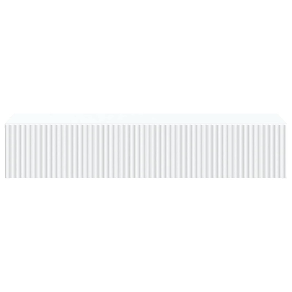 Produktbild för Väggmonterad sidobord Vit 87,5 x 34,5 x 17 cm Konstruerat trä