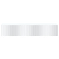 Produktbild för Väggmonterad sidobord Vit 87,5 x 34,5 x 17 cm Konstruerat trä