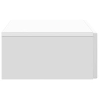 Produktbild för Väggmonterad sidobord Vit 87,5 x 34,5 x 17 cm Konstruerat trä