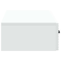 Produktbild för Väggmonterad sidobord Vit 87,5 x 34,5 x 17 cm Konstruerat trä