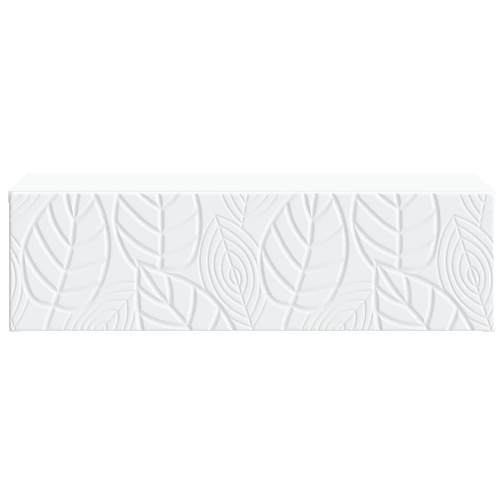 Produktbild för Väggmonterad sidobord Vit 87,5 x 34,5 x 17 cm Konstruerat trä