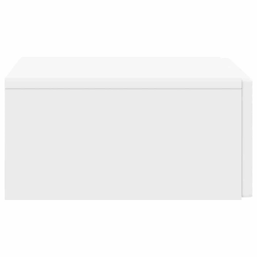 Produktbild för Väggmonterad sidobord Vit 87,5 x 34,5 x 17 cm Konstruerat trä