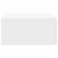 Produktbild för Väggmonterad sidobord Vit 87,5 x 34,5 x 17 cm Konstruerat trä