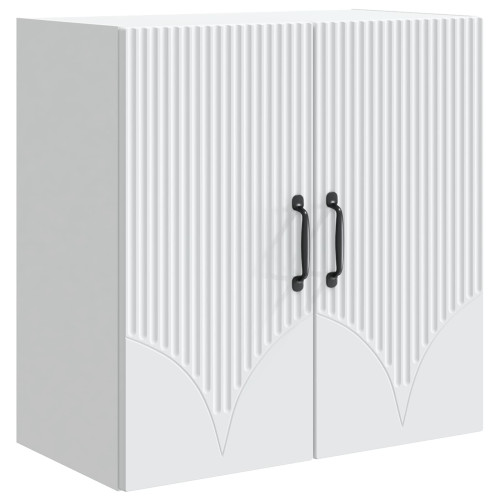 vidaXL Väggmonterat skåp Vit 59 x 31 x 60 cm Konstruerat trä