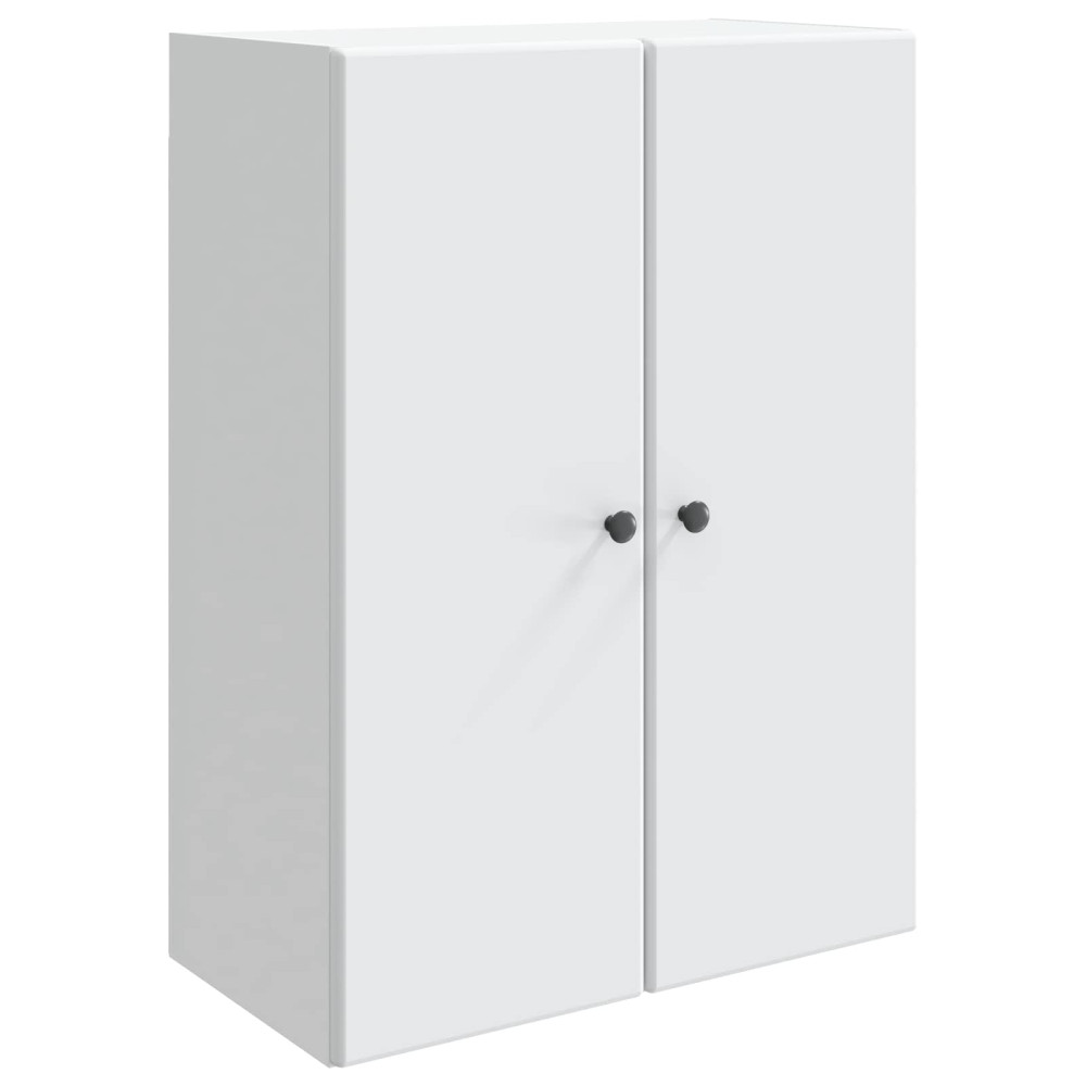 Produktbild för Väggmonterat skåp Vit 66 x 34,5 x 90 cm Konstruerat trä