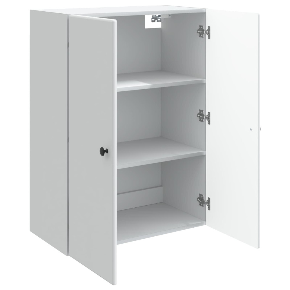 Produktbild för Väggmonterat skåp Vit 66 x 34,5 x 90 cm Konstruerat trä