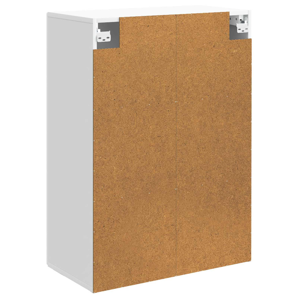 Produktbild för Väggmonterat skåp Vit 66 x 34,5 x 90 cm Konstruerat trä