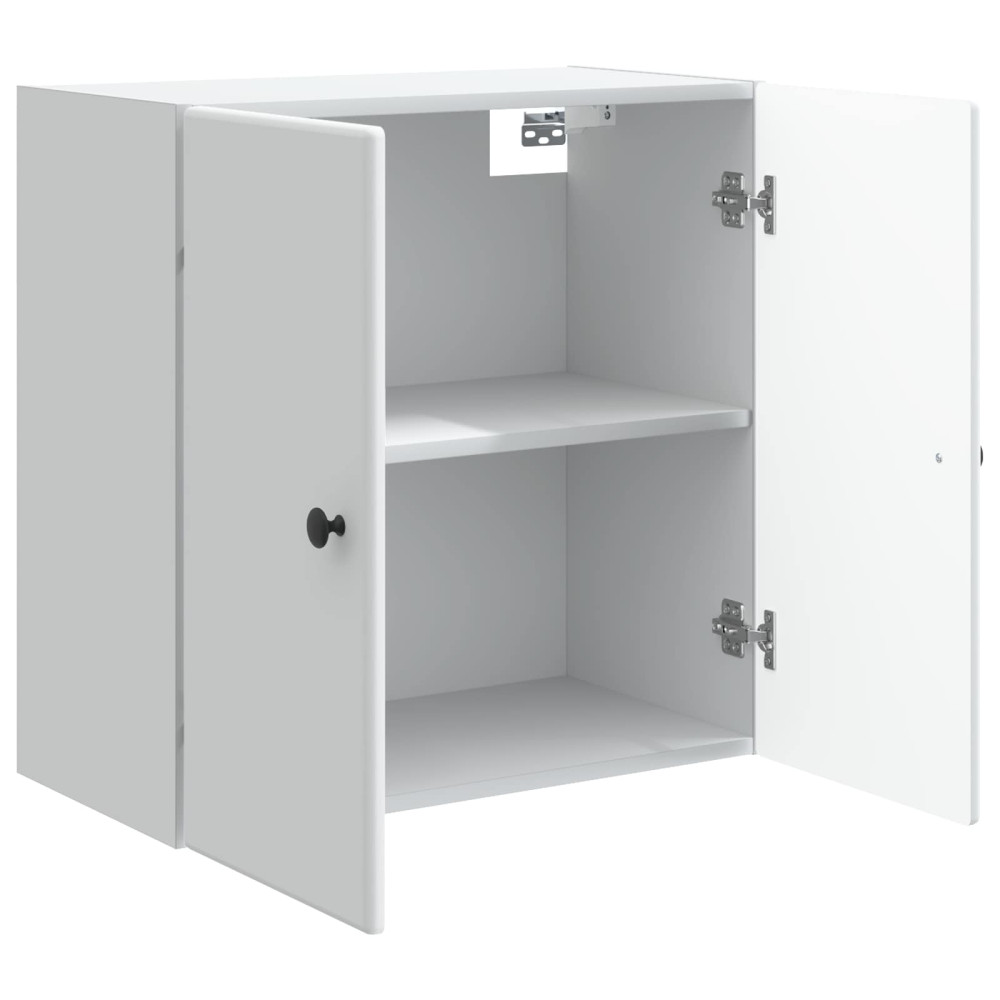 Produktbild för Väggmonterat skåp Vit 59 x 31 x 60 cm Konstruerat trä