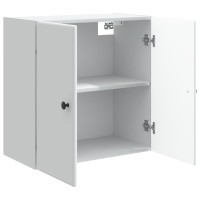 Produktbild för Väggmonterat skåp Vit 59 x 31 x 60 cm Konstruerat trä