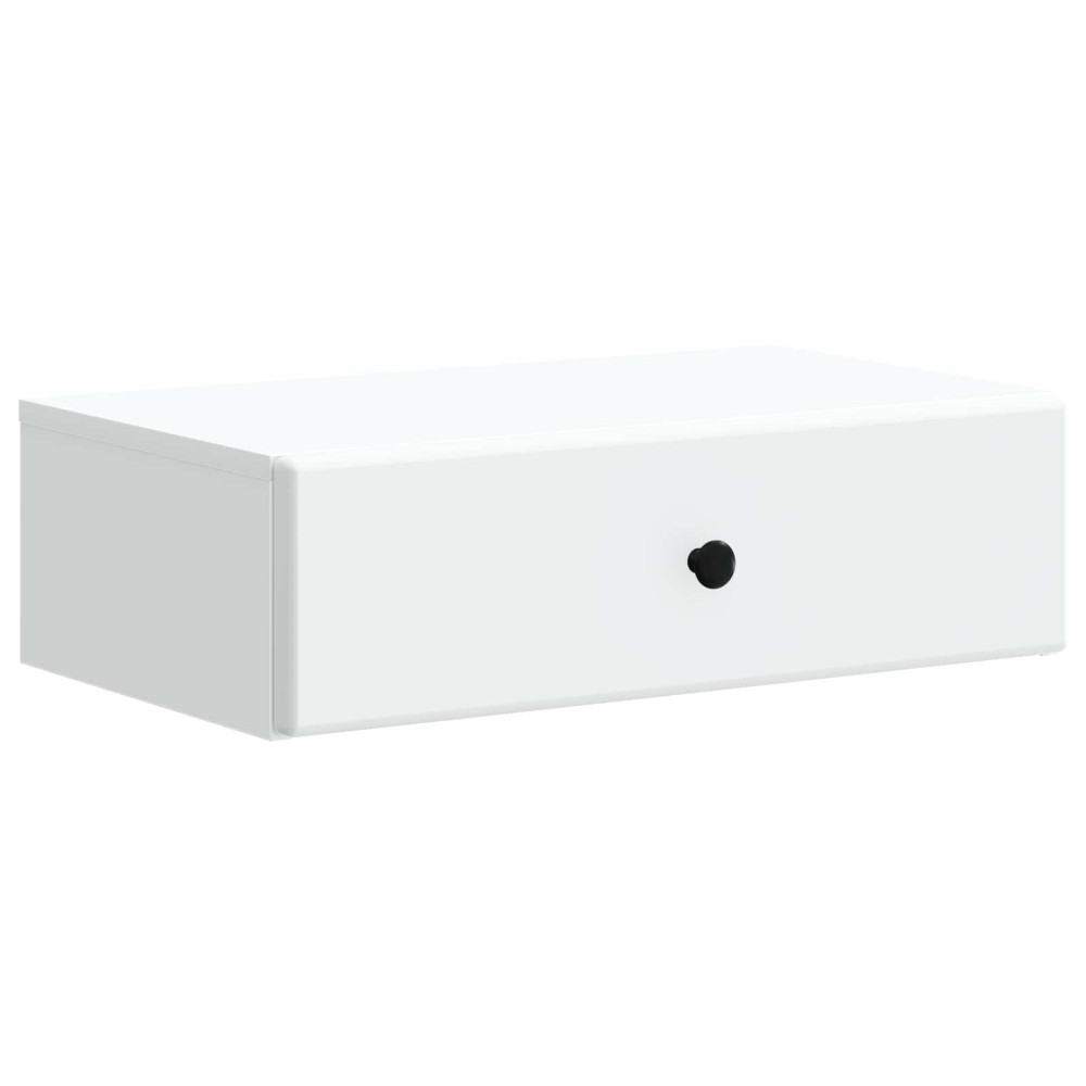 Produktbild för Väggmonterad sidobord Vit 59 x 34,5 x 17 cm Konstruerat trä