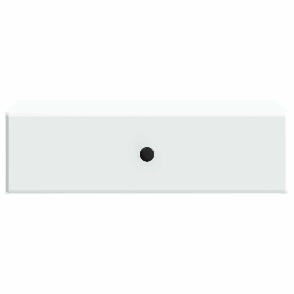 Produktbild för Väggmonterad sidobord Vit 59 x 34,5 x 17 cm Konstruerat trä