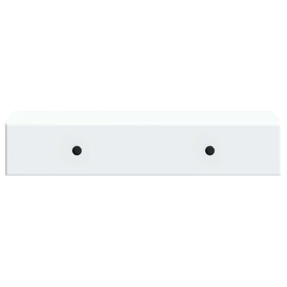 Produktbild för Väggmonterad sidobord Vit 87,5 x 34,5 x 17 cm Konstruerat trä