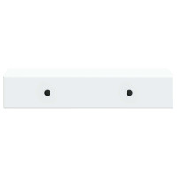 Produktbild för Väggmonterad sidobord Vit 87,5 x 34,5 x 17 cm Konstruerat trä