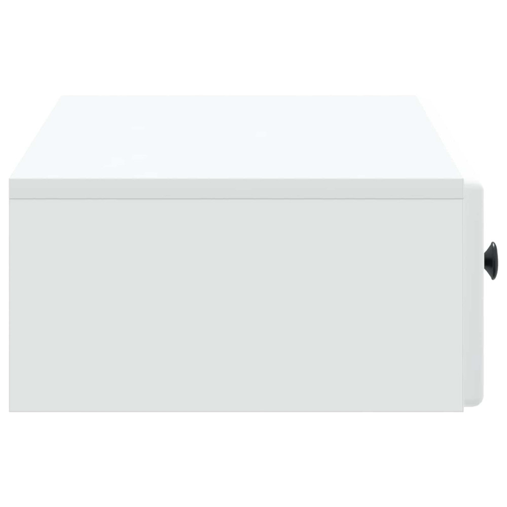 Produktbild för Väggmonterad sidobord Vit 87,5 x 34,5 x 17 cm Konstruerat trä