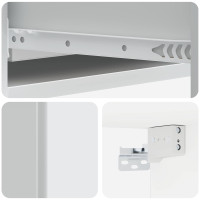 Produktbild för Väggmonterad sidobord Vit 87,5 x 34,5 x 17 cm Konstruerat trä