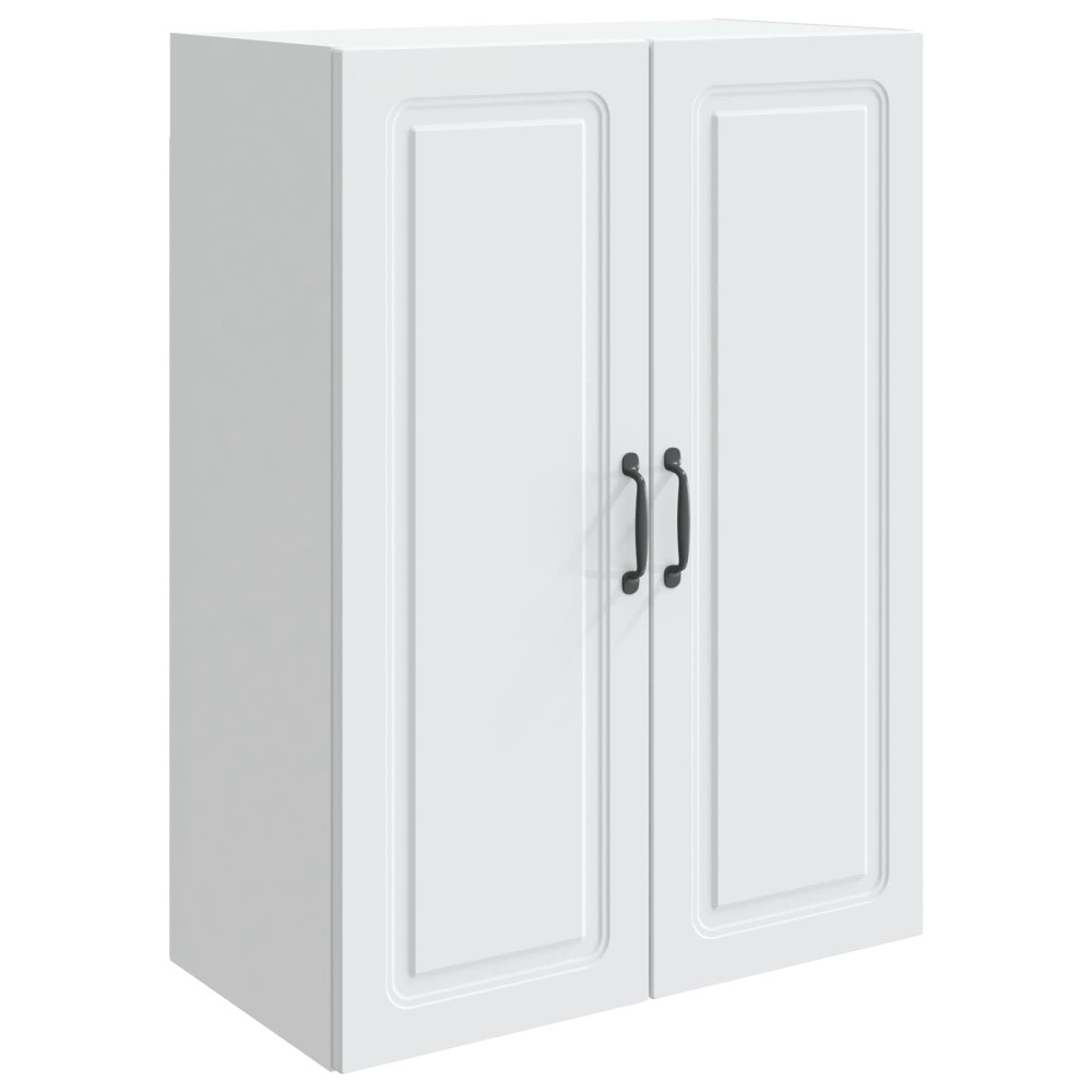 Produktbild för Väggmonterat skåp Vit 66 x 34,5 x 90 cm Konstruerat trä