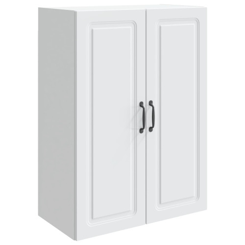 vidaXL Väggmonterat skåp Vit 66 x 34,5 x 90 cm Konstruerat trä