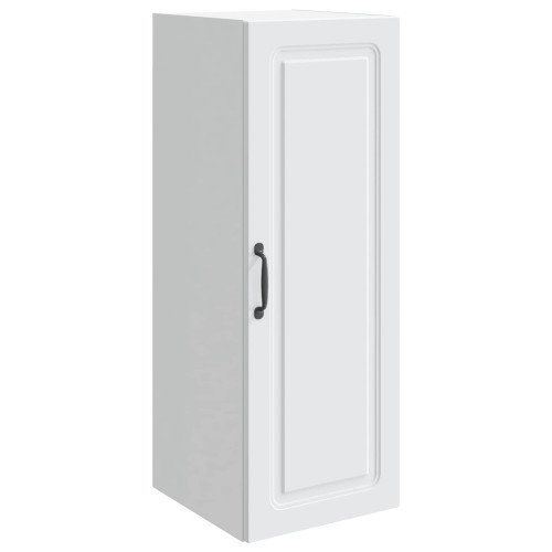 vidaXL Väggmonterat skåp Vit 33 x 34,5 x 90 cm Konstruerat trä