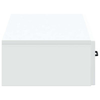 Produktbild för Väggmonterad sidobord Vit 87,5 x 34,5 x 17 cm Konstruerat trä