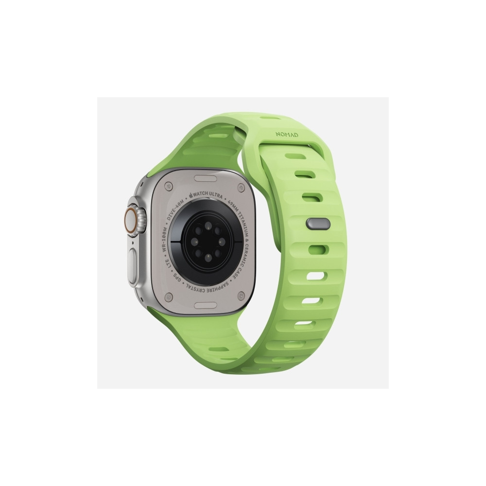 Produktbild för Nomad Sport Band, Band, Smartwatch, Ljusgrön, Apple, Ultra /...