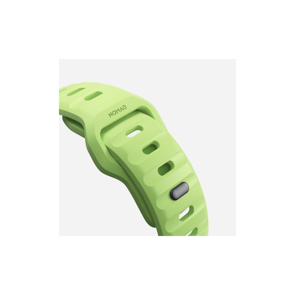 Produktbild för Nomad Sport Band, Band, Smartwatch, Ljusgrön, Apple, Ultra /...