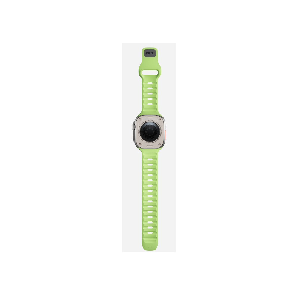 Produktbild för Nomad Sport Band, Band, Smartwatch, Ljusgrön, Apple, Ultra /...