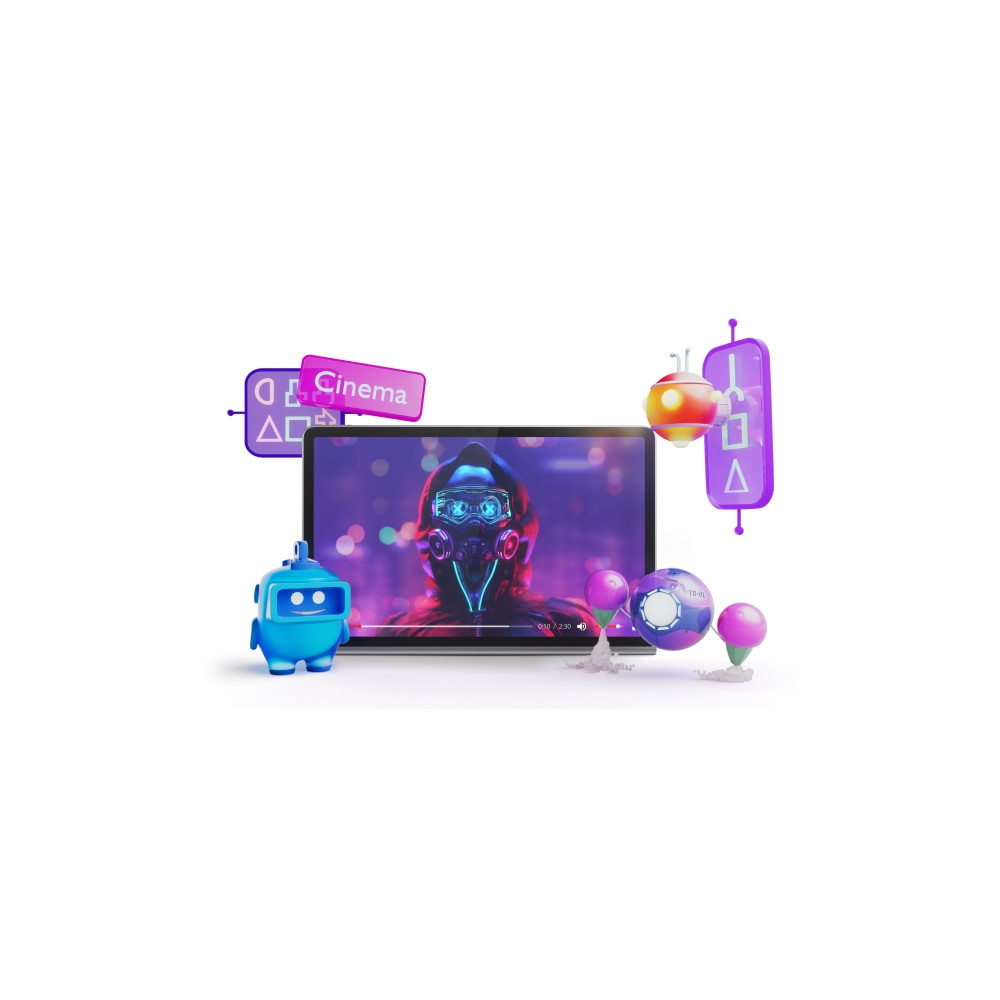 Produktbild för Lenovo Tab Plus ZADX - surfplatta - Android 14 eller senare - 128 GB - 11.5"