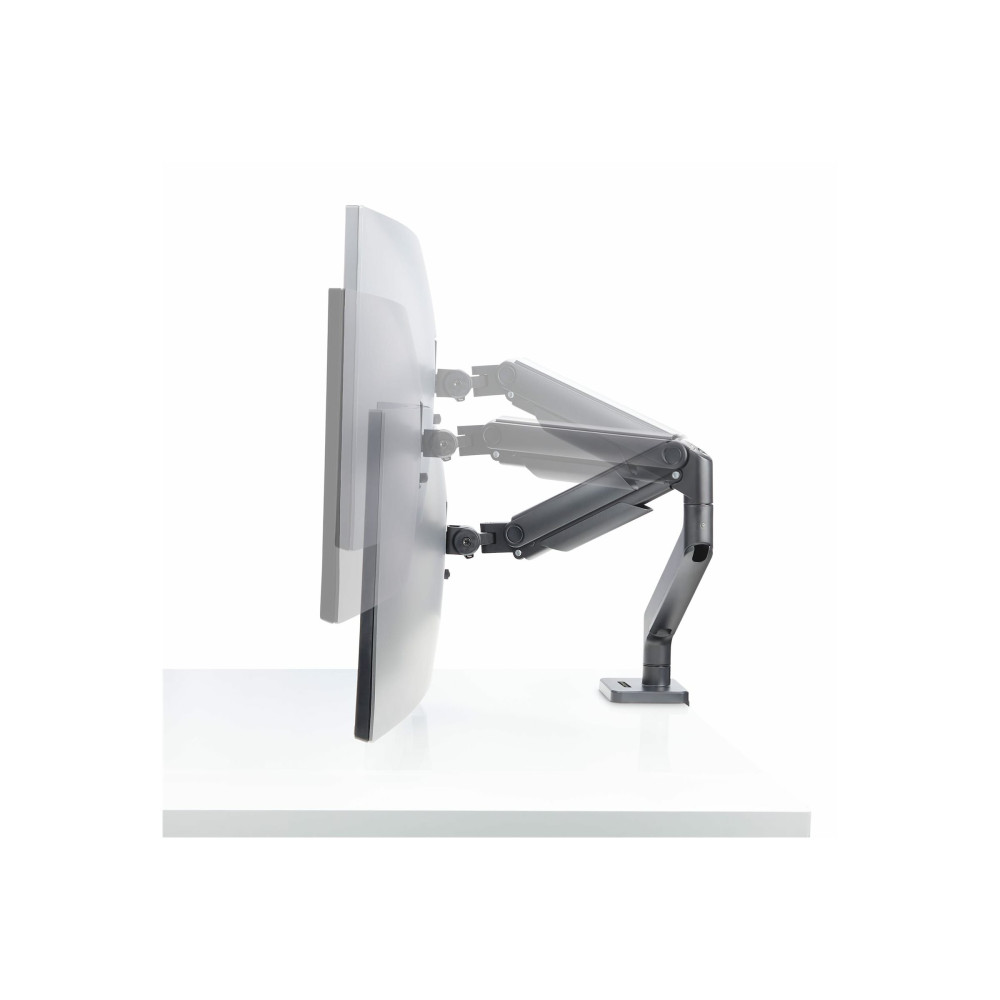 Produktbild för StarTech.com Monitor Desk Mount For 49" Ultrawide Curved Screen, Max 44lb monteringssats - justerbar arm med mekanisk fjäder - för LCD-display/krökt LCD-display - svart