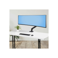 Produktbild för StarTech.com Monitor Desk Mount For 49" Ultrawide Curved Screen, Max 44lb monteringssats - justerbar arm med mekanisk fjäder - för LCD-display/krökt LCD-display - svart