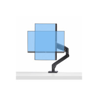 Produktbild för StarTech.com Monitor Desk Mount For 49" Ultrawide Curved Screen, Max 44lb monteringssats - justerbar arm med mekanisk fjäder - för LCD-display/krökt LCD-display - svart