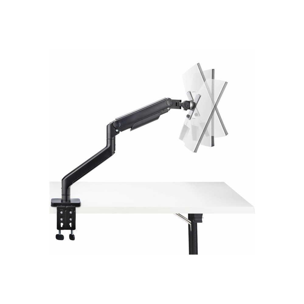 Produktbild för StarTech.com Monitor Desk Mount For 49" Ultrawide Curved Screen, Max 44lb monteringssats - justerbar arm med mekanisk fjäder - för LCD-display/krökt LCD-display - svart