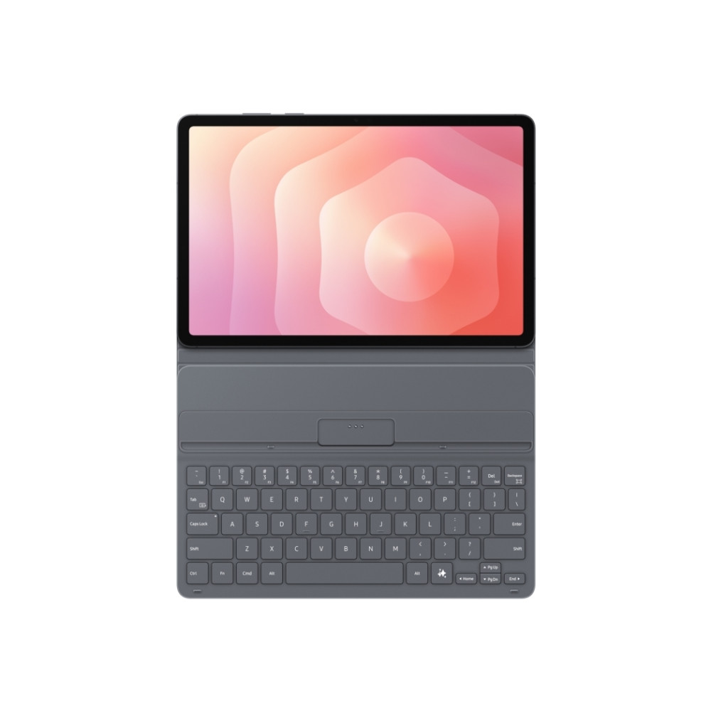 Produktbild för Samsung EF-DX730 - tangentbord och foliefodral (bokomslag) - Slimmad - svart Inmatningsenhet