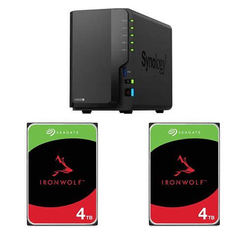 Synology Synology DiskStation DS225+ 8TB (2x 4TB) Seagate Ironwolf® N...