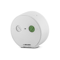 Produktbild för Braun Reflex BC12 - väckarklocka - rund - kvarts - skrivbord - vit