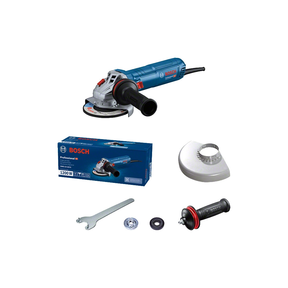 Produktbild för Bosch GWS 12-125 S Professional, 11000 RPM, 12,5 cm, AC, 2,2...