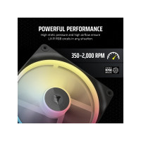 Produktbild för CORSAIR iCUE Link LX140-R RGB - lådfläkt - omkastat blad