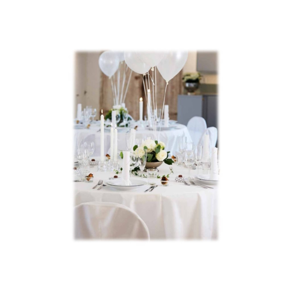 Produktbild för Duni Elegance® servett Lily 40x40 cm vit