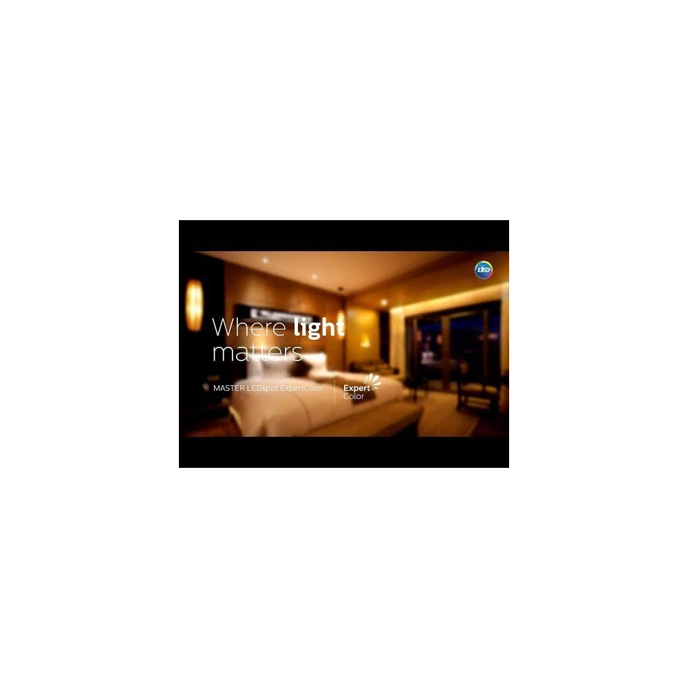 Produktbild för Philips MASTER ExpertColor - LED-spotlight - form: MR16 - GU5.3 - 7.5 W - vitt ljus - 3000 K