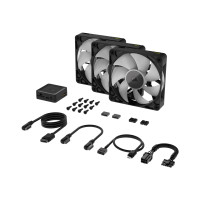 Produktbild för CORSAIR iCUE Link RX120 RGB Triple Starter Kit - lådfläkt