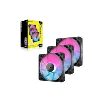 Produktbild för CORSAIR iCUE Link RX120 RGB Triple Starter Kit - lådfläkt
