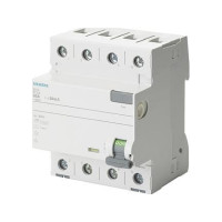 Produktbild för Siemens 5SV3642-6 FI säkerhetsbrytare 4-polig 25 A 0,3 A 400...