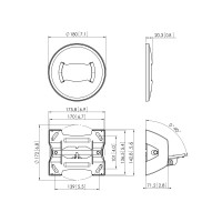 Produktbild för Vogel's Professional PUC 1070 monteringskomponent - för LCD-display - svart