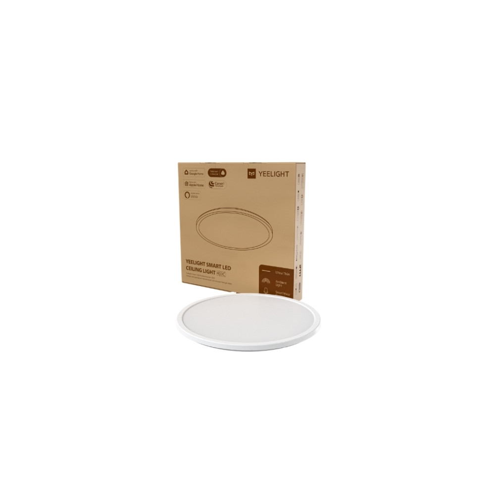 Produktbild för Yeelight Smart - innertakslampa - LED - 18 W - vitt - 2700-6500 K - ultraslim